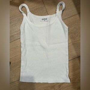 Parke ribbed cotton tank